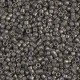 Miyuki Delica Perlen 11/0 - Galvanized semi-frosted graphite DB-1186